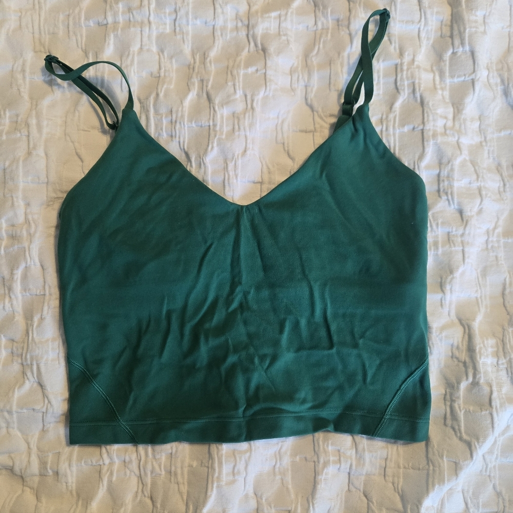 Emerald Green Lululemon Strappy Align Tank